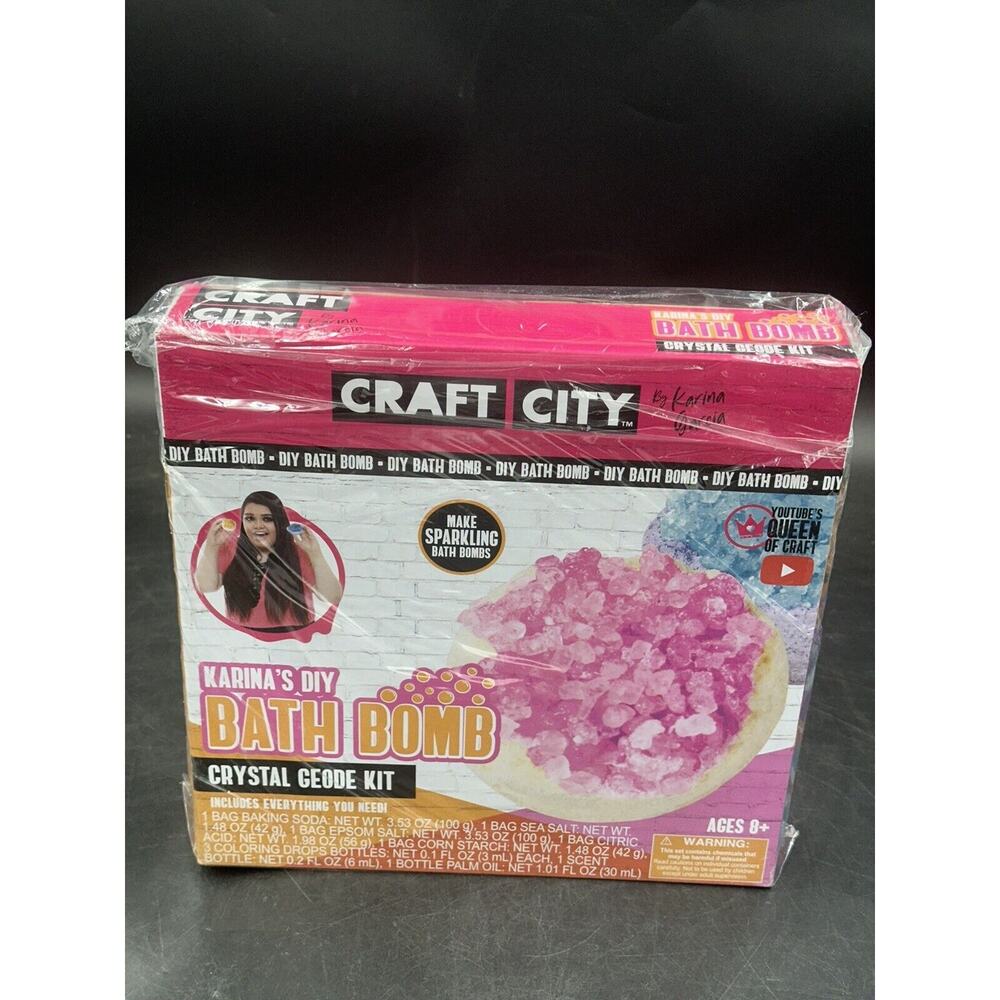 Karina’s DIY Bath Bomb Kit, Crystal Geode Kit